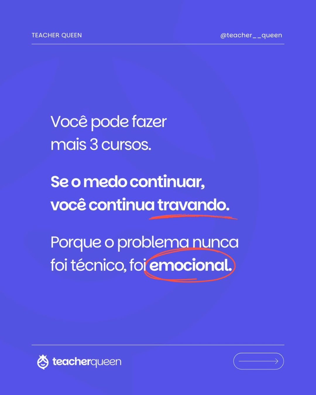 O verdadeiro motivo de você travar em inglês, slide 5