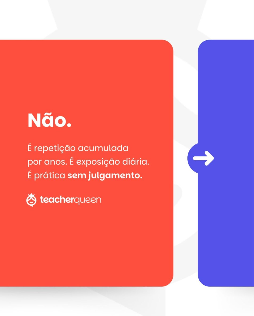 Você não nasceu sem talento para inglês, slide 4