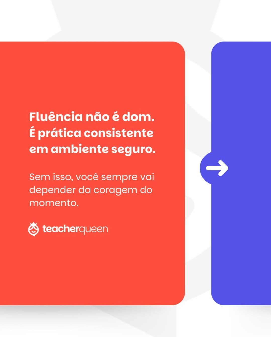 Você não nasceu sem talento para inglês, slide 6